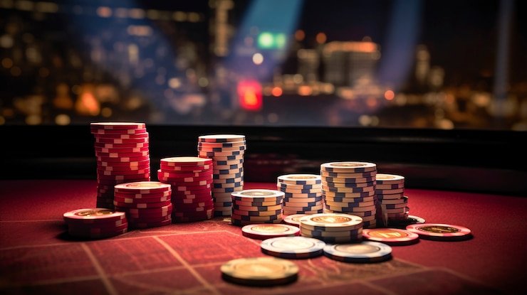 Studio Baccarat dengan dealer profesional dan layar hasil real-time
